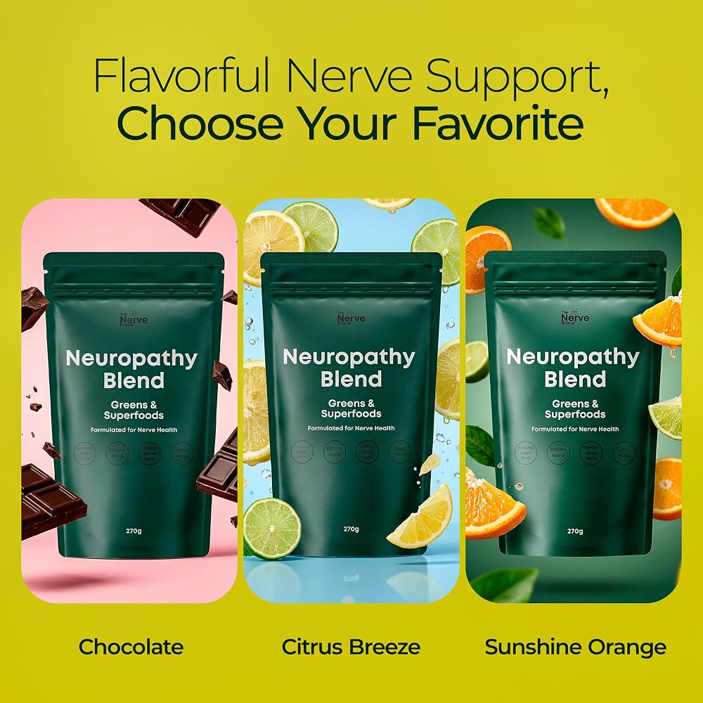 The Nerve Brand Neuropathy Greens Blend Nerve Relief/Blend Greens