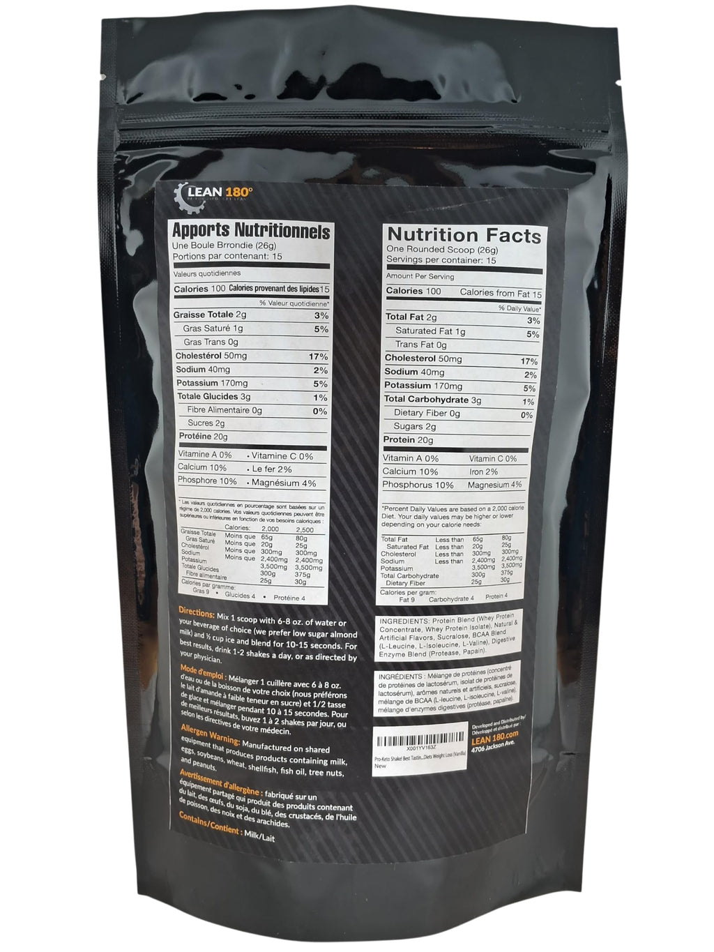 Lean 180 Pro Keto Protein Shake - Best Tasting