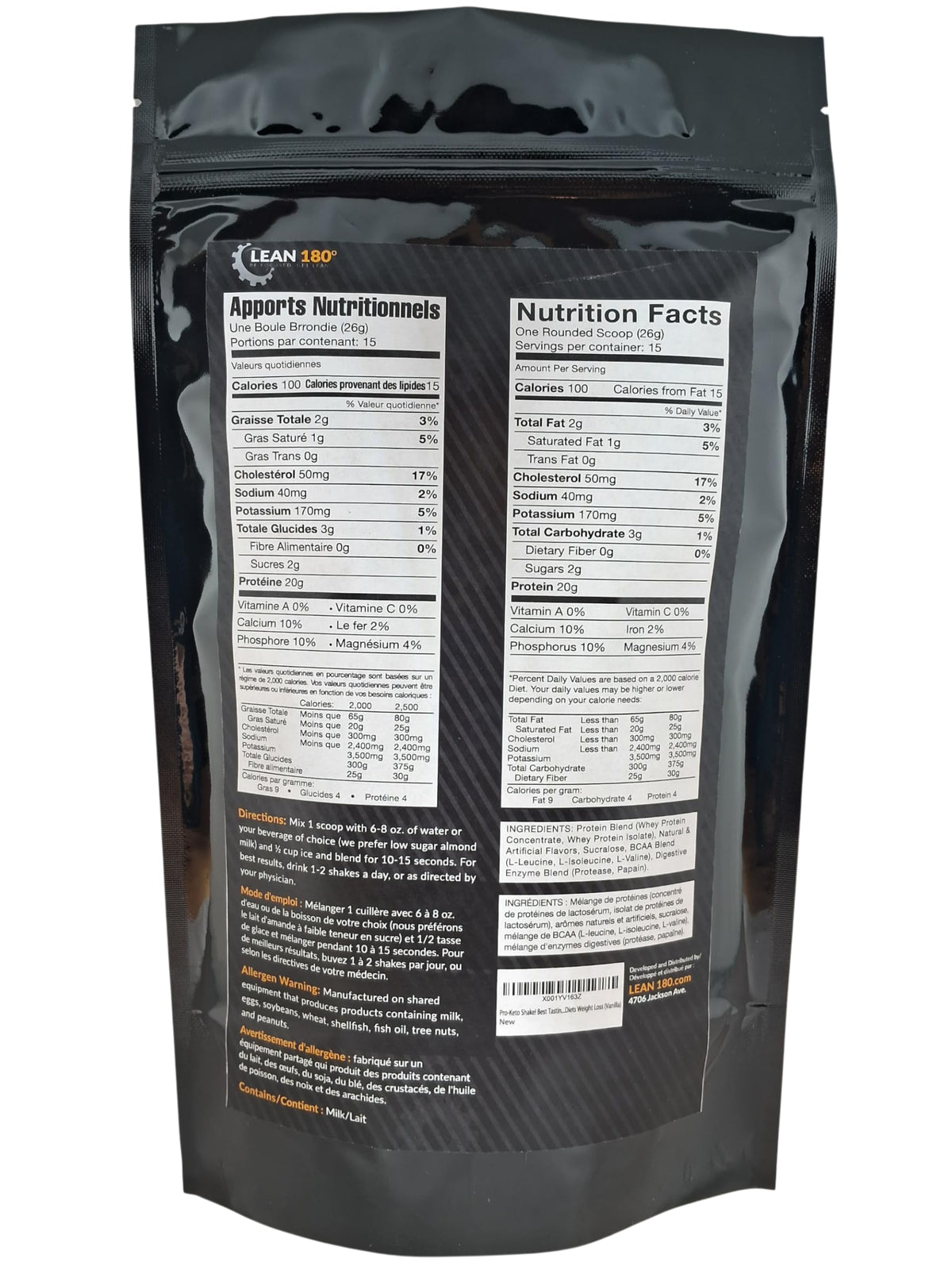 Lean 180 Pro Keto Protein Shake - Best Tasting