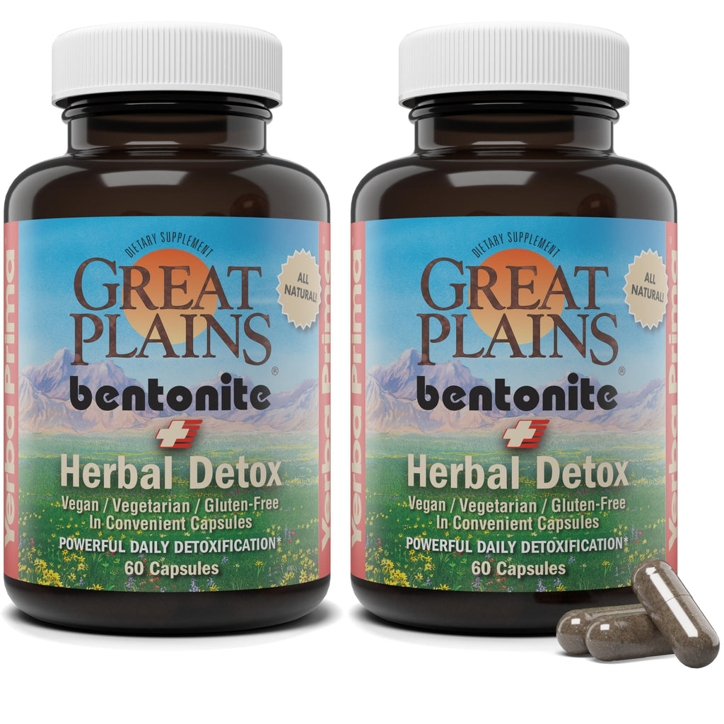 Yerba Prima Bentonite Clay Plus Herbal Detox