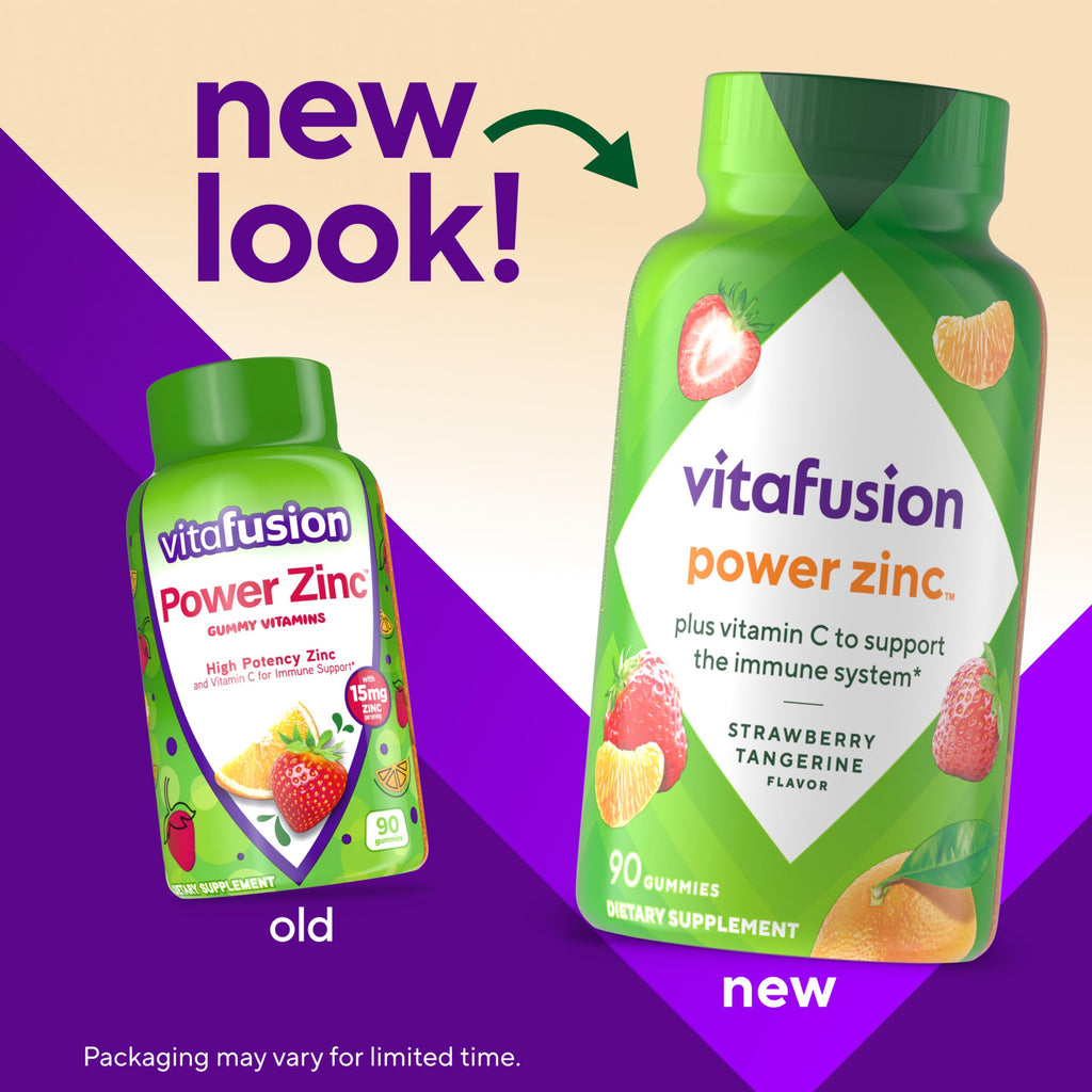Vitafusion Zinc and Vitamin C Gummies Immune Support - 90 Gummies - image 2