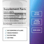 Dr. Emil Organic Lion's Mane Mushroom Supplement - 90 Capsules - image 2