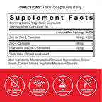 Force Factor Zinc L-Carnosine Capsules - 120 Capsules - image 4