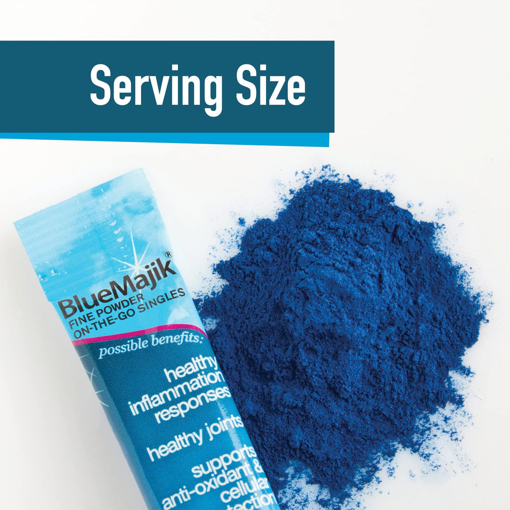 E3LIVE Blue Majik On-The-Go Singles Powder - 30 Count - image 5