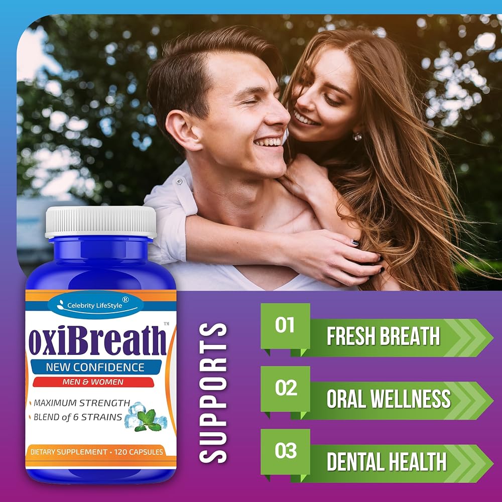 Oxi-Breath Oral Probiotics for Fresh Breath - 120 Capsules - image 2