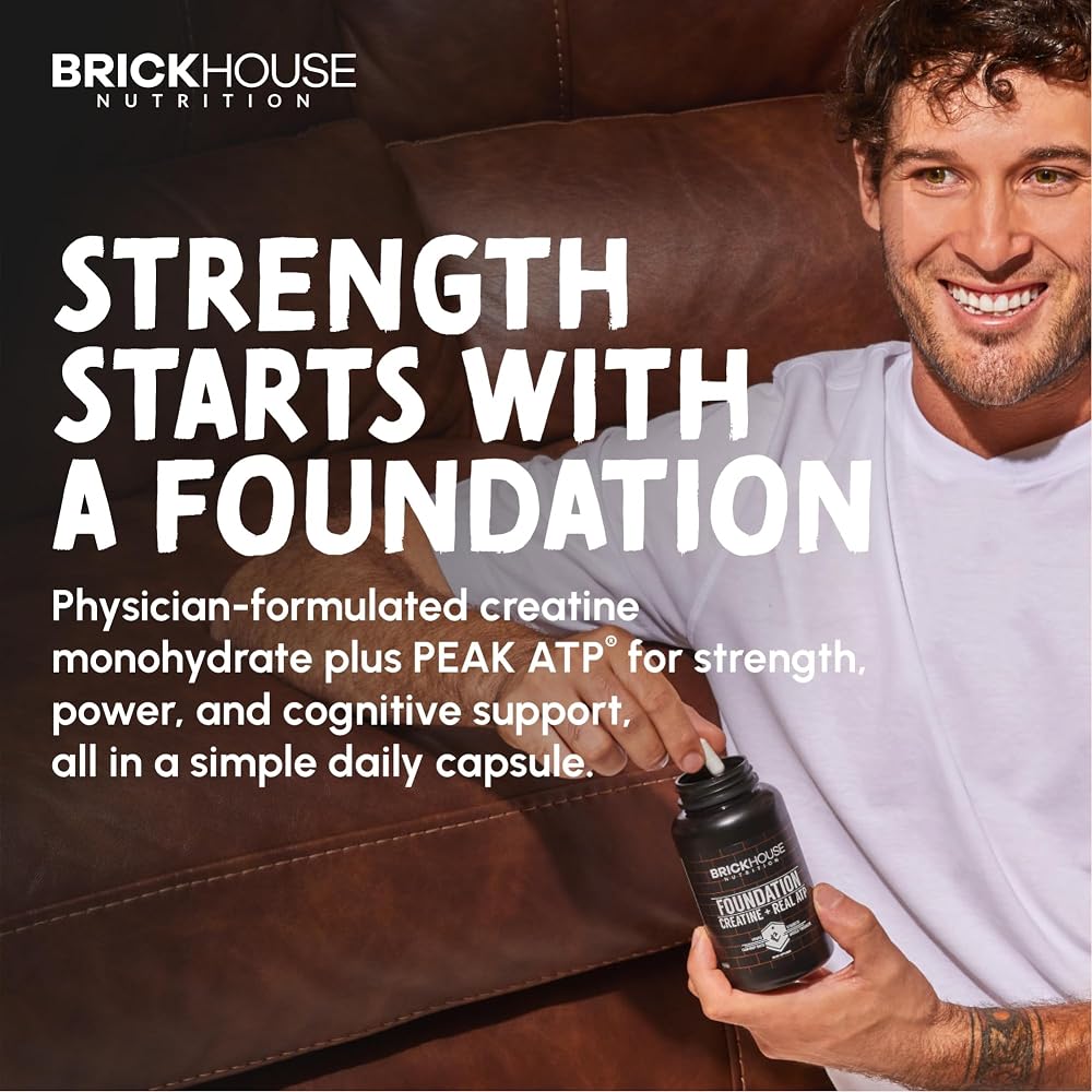BRICKHOUSE NUTRITION Foundation Creatine Powder Muscle Builder - 5 oz - image 5