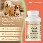 Kan Herbs Quick River Pet Mobility Support - 120 Tablets - image 5
