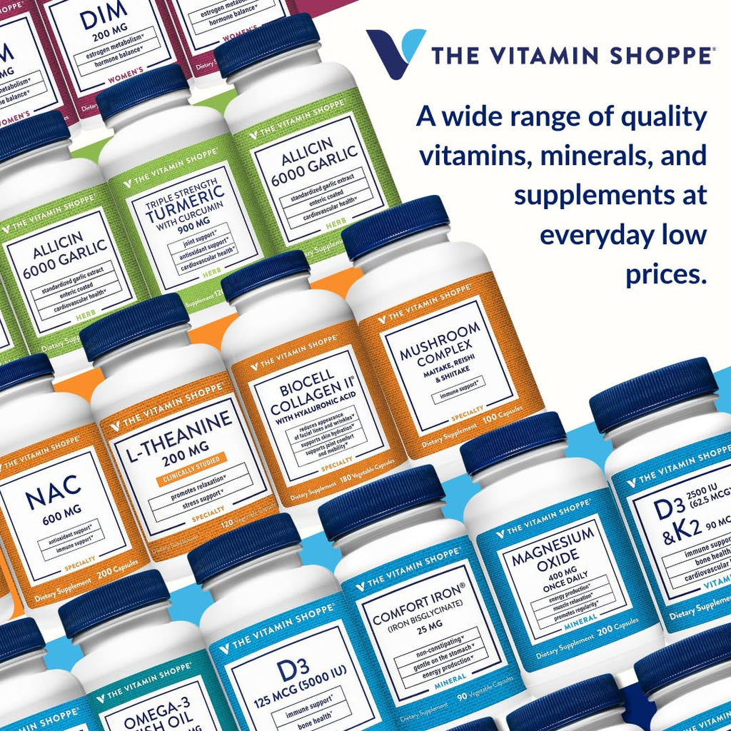 The Vitamin Shoppe Omega 3 Fish Oil 1000mg