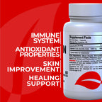 Hallusa Natural Vitamin C 1000mg Immune & Antioxidant Support - 60 Capsules - image 2