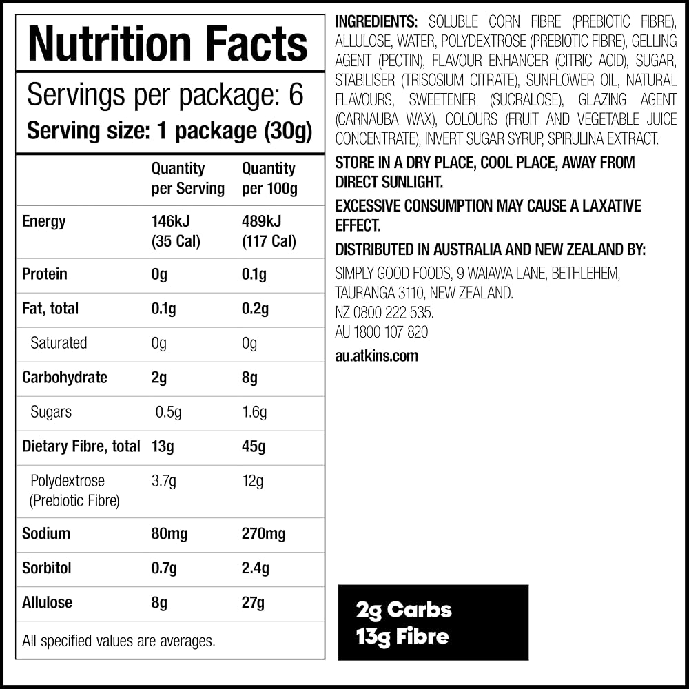 Atkins Endulge Gummy Bears Low Sugar Keto Candy - 6 Pack - image 2
