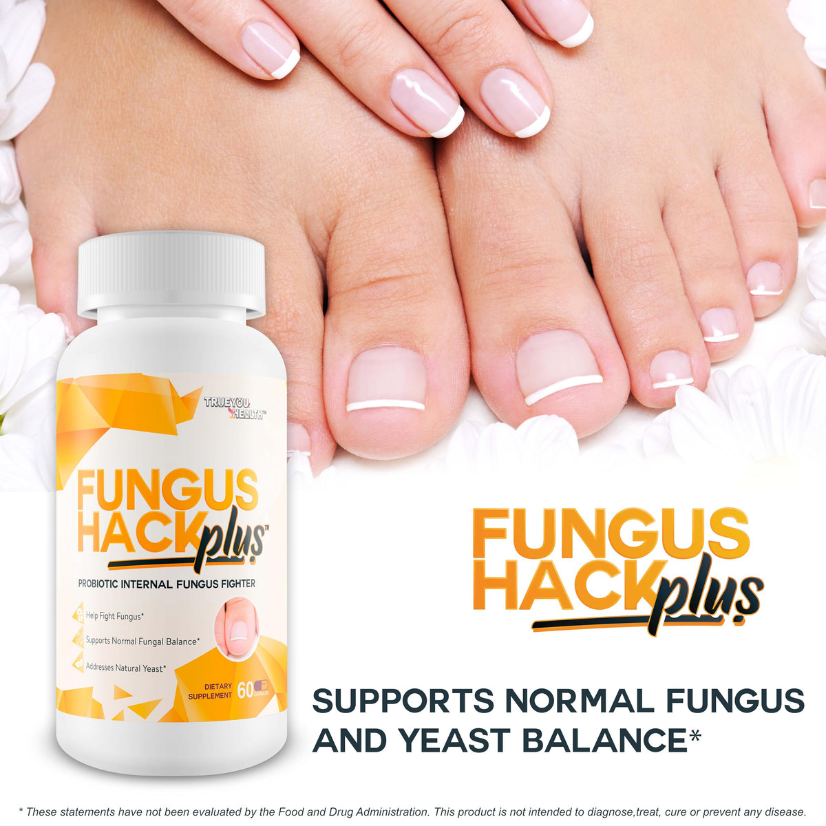 Toe Medfit Fungus Hack Plus Probiotic Internal Fungus Fighter - 60 Count - image 5