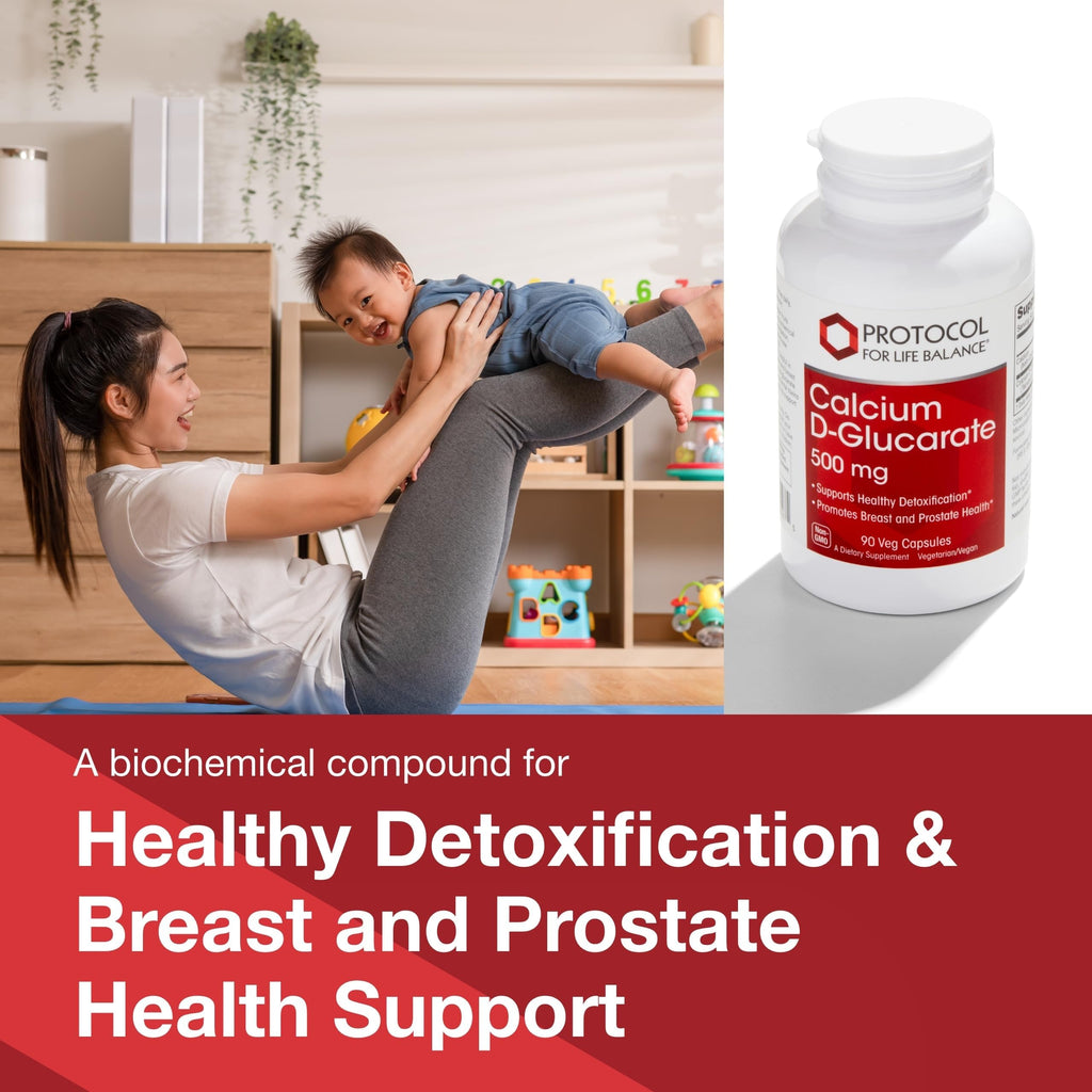 Protocol for Life Balance Calcium D-Glucarate 500mg - 90 Vegetarian Capsules - image 3