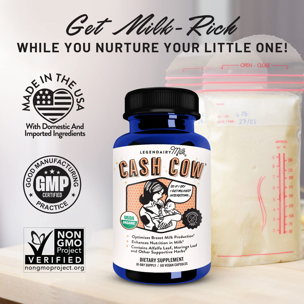 Legendairy Milk Cash Cow Lactation Supplement - 60 Capsules - image 3