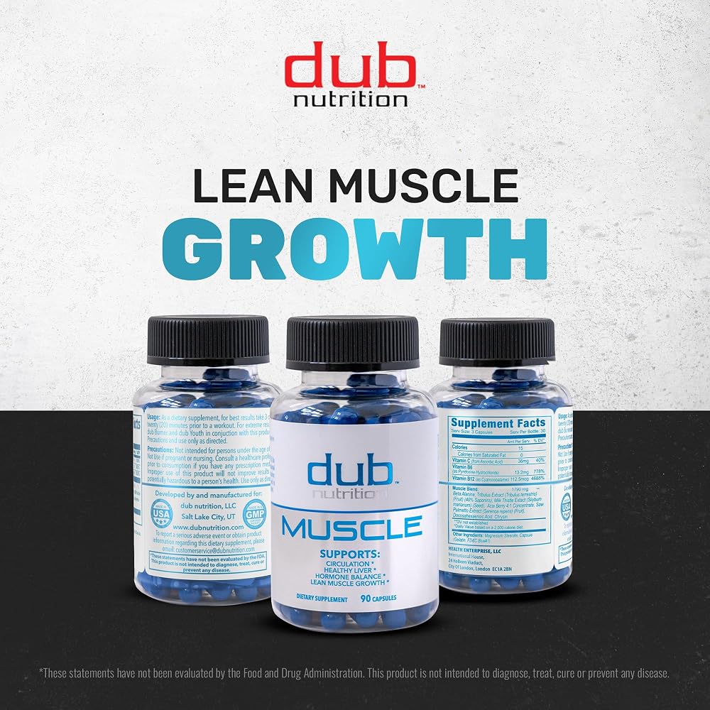 Dub Nutrition Lean Muscle Formula - 90 Capsules - image 5
