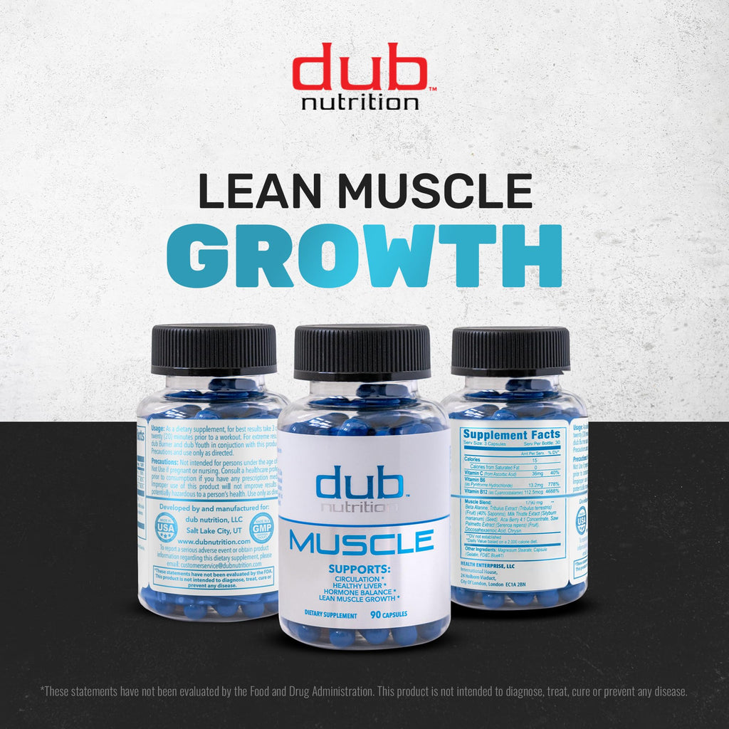 Dub Nutrition Lean Muscle Formula - 90 Capsules - image 5