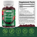 YUM-V'S Beet Root Gummies with Magnesium & Vitamin C - 60 Count - image 5