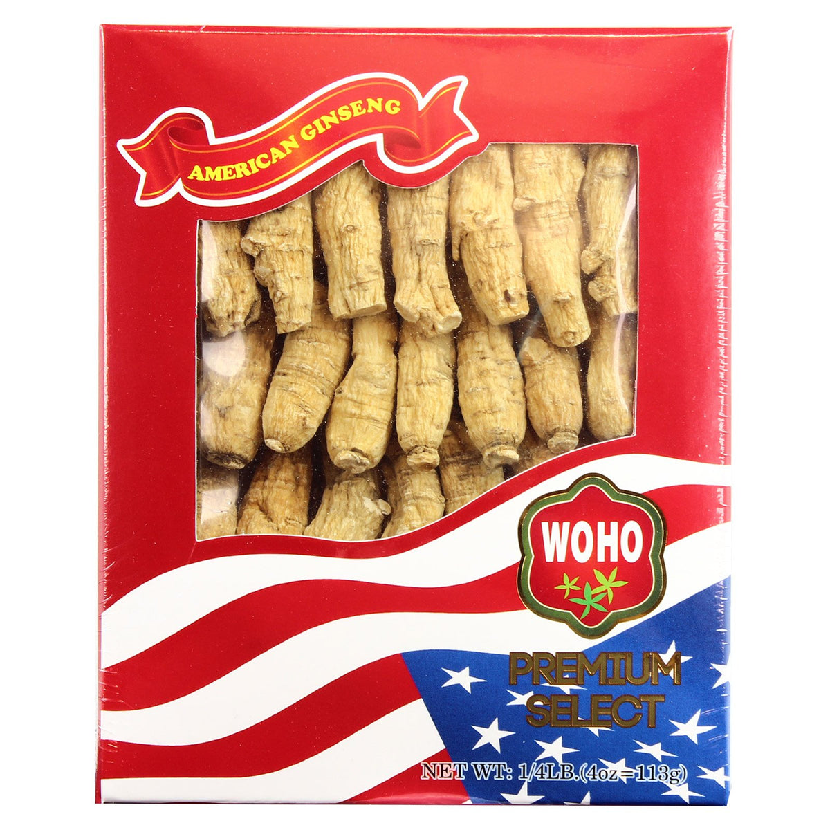 Woho American Ginseng Half Short Medium - 4 oz
