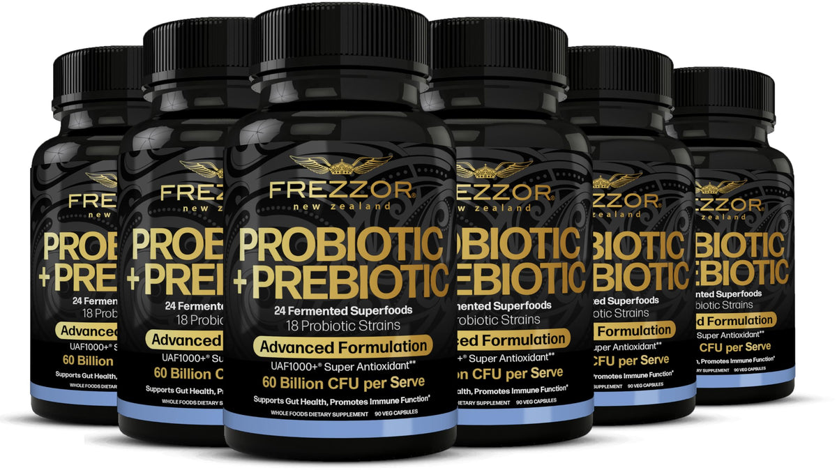 FREZZOR Probiotic + Prebiotic Capsules 60 Billion CFUs - 540 Capsules