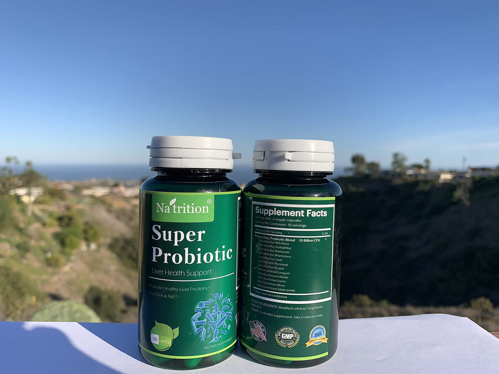Na'trition Super Probiotic Liver Health Support 600 Billion CFU - 60 Capsules - image 2