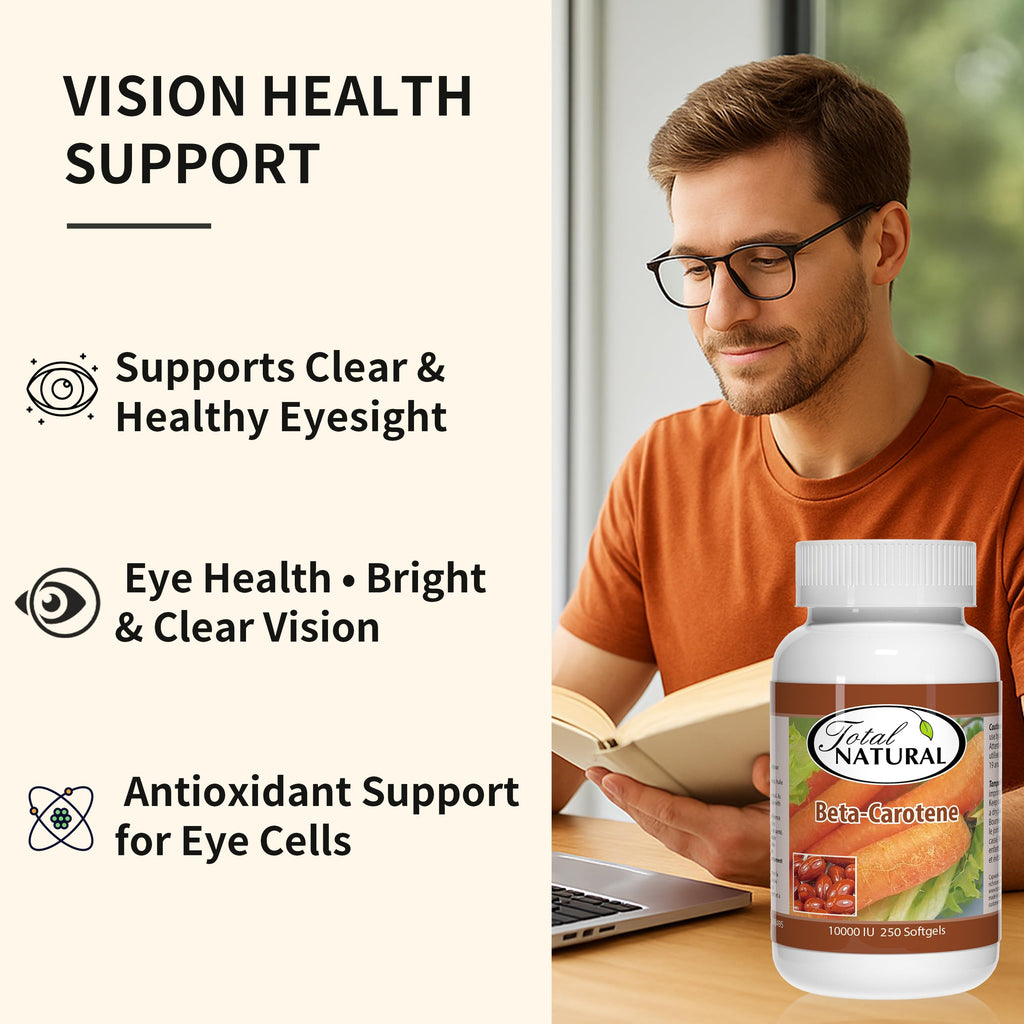 Beta-Carotene 10000iu 250s by Total Natural
