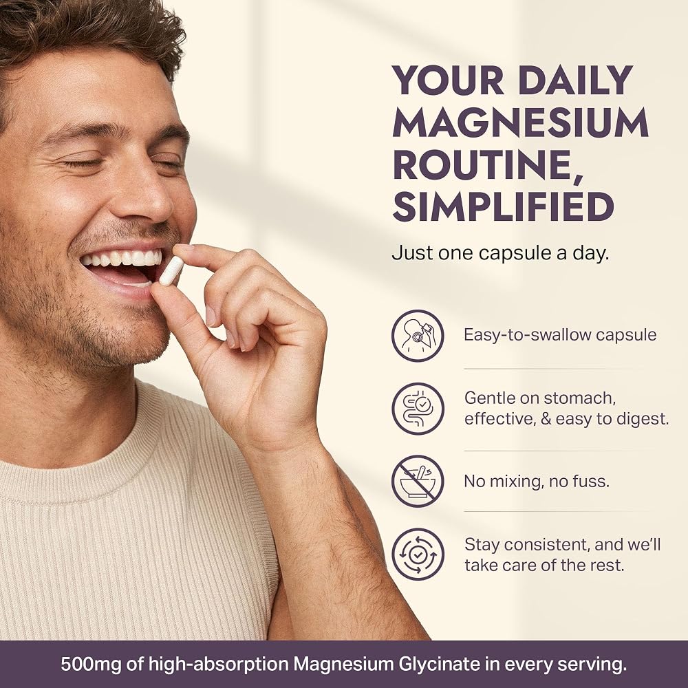 Purely Optimal Magnesium Supplements 500mg (Multiple Types) - 120