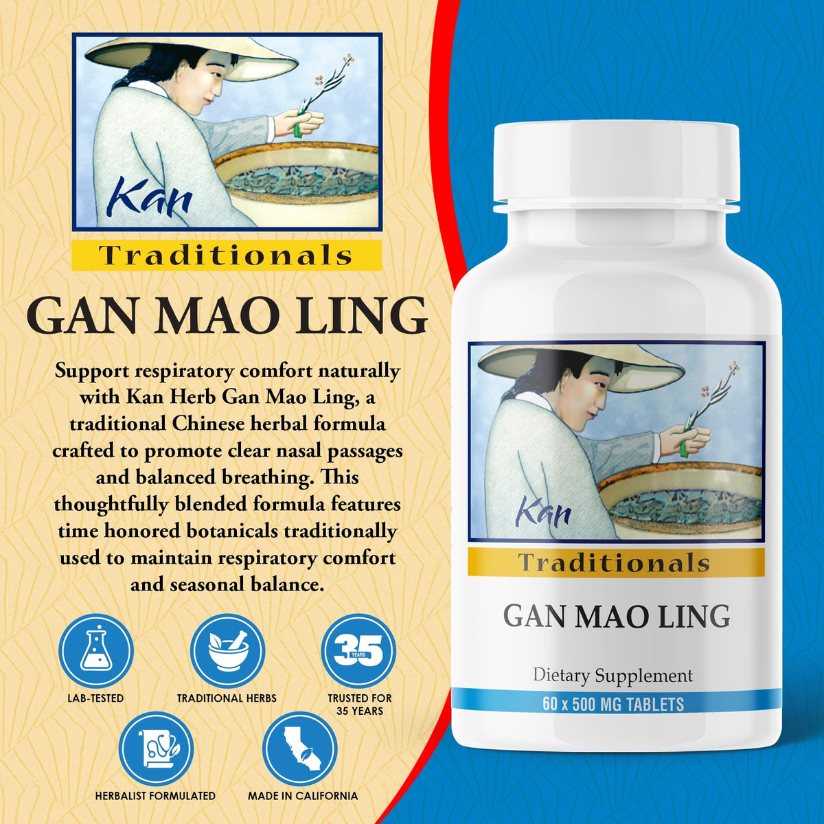 Kan Herb Company Gan Mao Ling Tablets - 60 Tablets - image 2