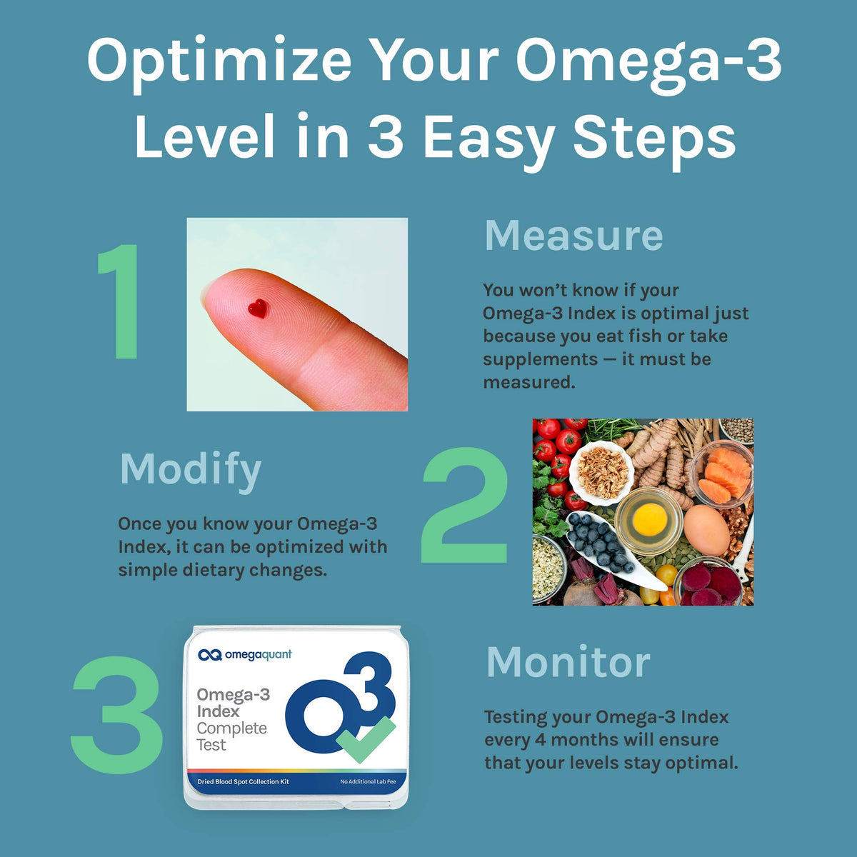 OmegaQuant Omega-3 Index Complete At-Home Blood Test - 1 Pack - image 4