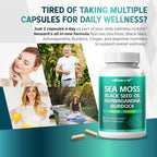 Nessarit Complete 16-in-1 Sea Moss Blend Capsules - 150 Count - image 2