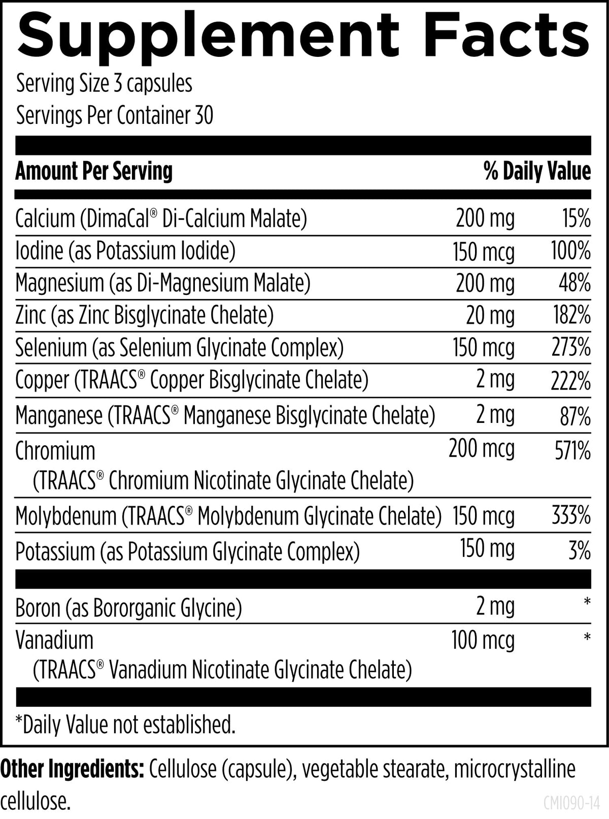 Designs for Health Complete Mineral Complex - 90 Capsules - image 4