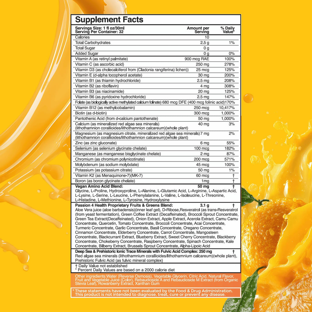 Passion 4 Life Daily Liquid Multivitamin - 32 Fl Oz - image 2