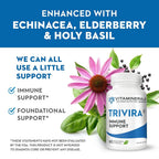 Vitaminerals TRIVIRA Immune Support Vitamin C D3 Zinc - 60 Vegetable Capsules - image 4