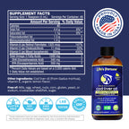 Life's Fortune Cod Liver Oil Liquid Lemon Flavor Organic Supplement
