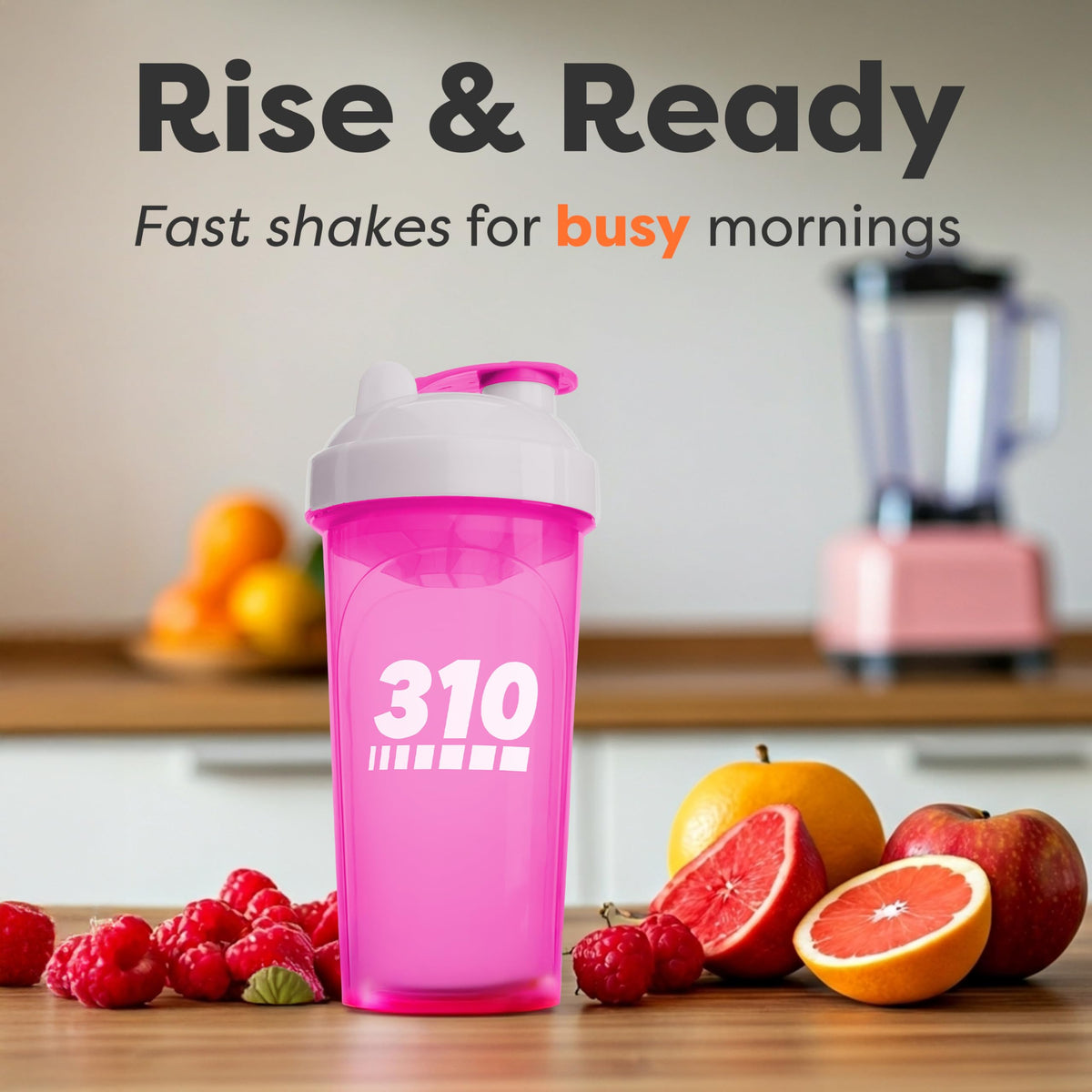 310 Shaker - Protein Shaker and Meal Replacement Blending Bottle