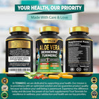 Tenmido Aloe Vera Capsules 12-in-1 Herbal Supplement - 120 Capsules - image 7
