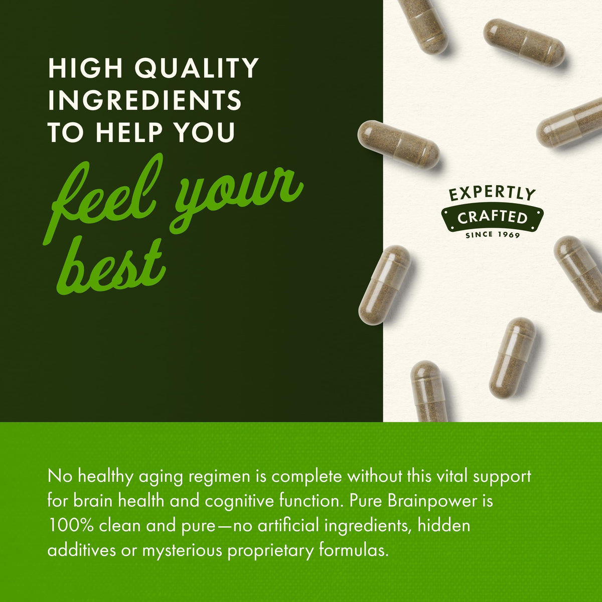 Swanson Pure Brainpower Brain Health Supplement - 120 Vegetarian Capsules - image 5