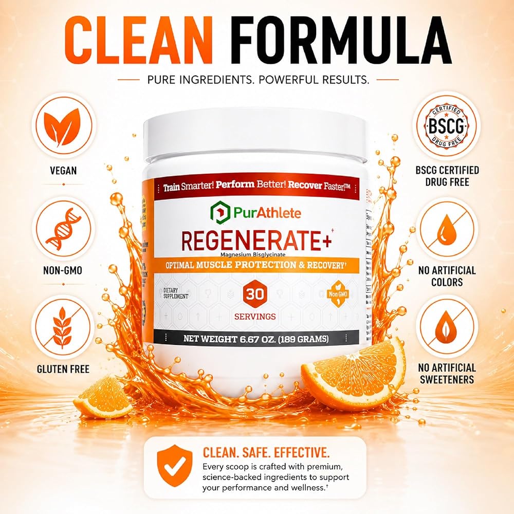 PurAthlete Magnesium Bisglycinate Powder 300mg - Powder - image 4