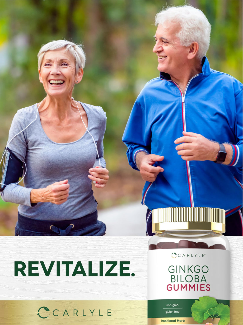 Carlyle Ginkgo Biloba 45:1 Leaf Extract - 70 Gummies - image 6