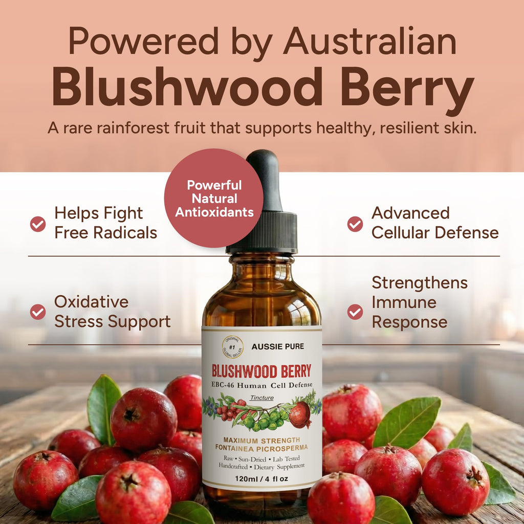 Aussie Pure Blushwood Berry Extract EBC-46 Tincture - 120mL - image 3