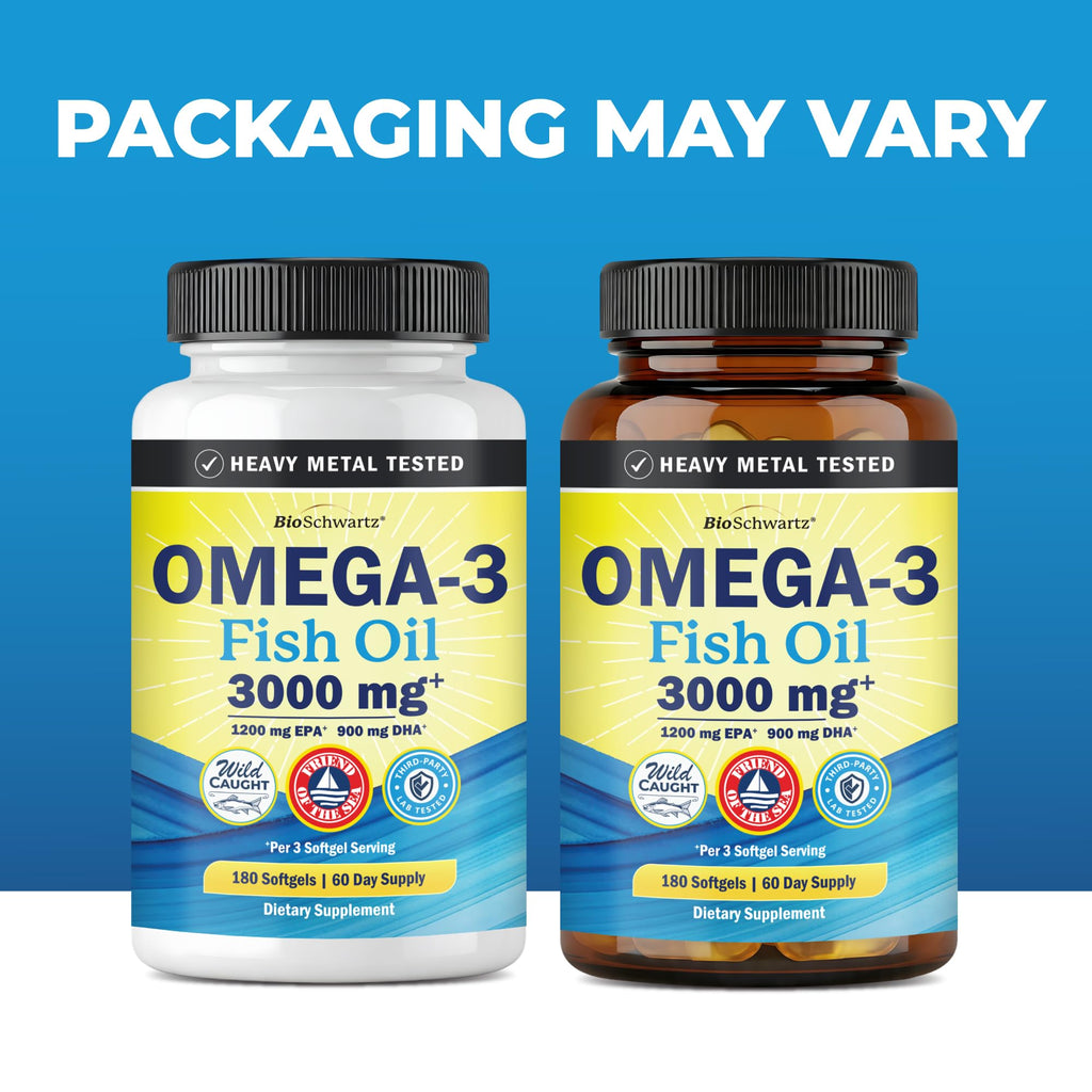 BioSchwartz Triple Strength Omega 3 Fish Oil 3000mg - 180 Softgels - image 6