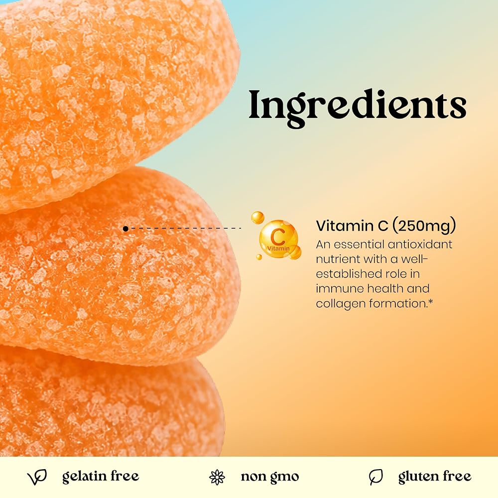 Vita Globe Vitamin C 250mg Gummies with Collagen - 60 Count - image 3