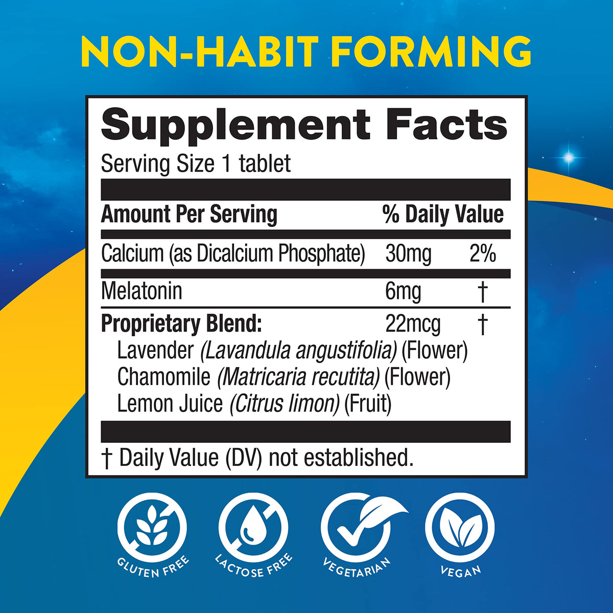 MidNite Extended Release Melatonin 6 mg Sleep Aid - 30 Tablets - image 6
