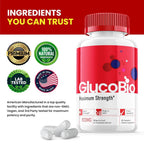 Purvia Glucobio Health Wellness Capsules - 120 Count - image 3