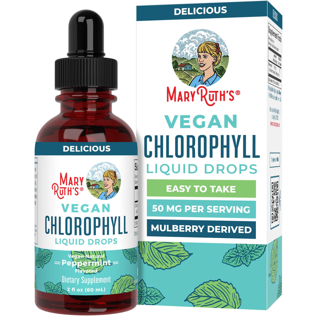 MaryRuth's Chlorophyll Liquid Drops Minty Flavor - 2 Fl Oz
