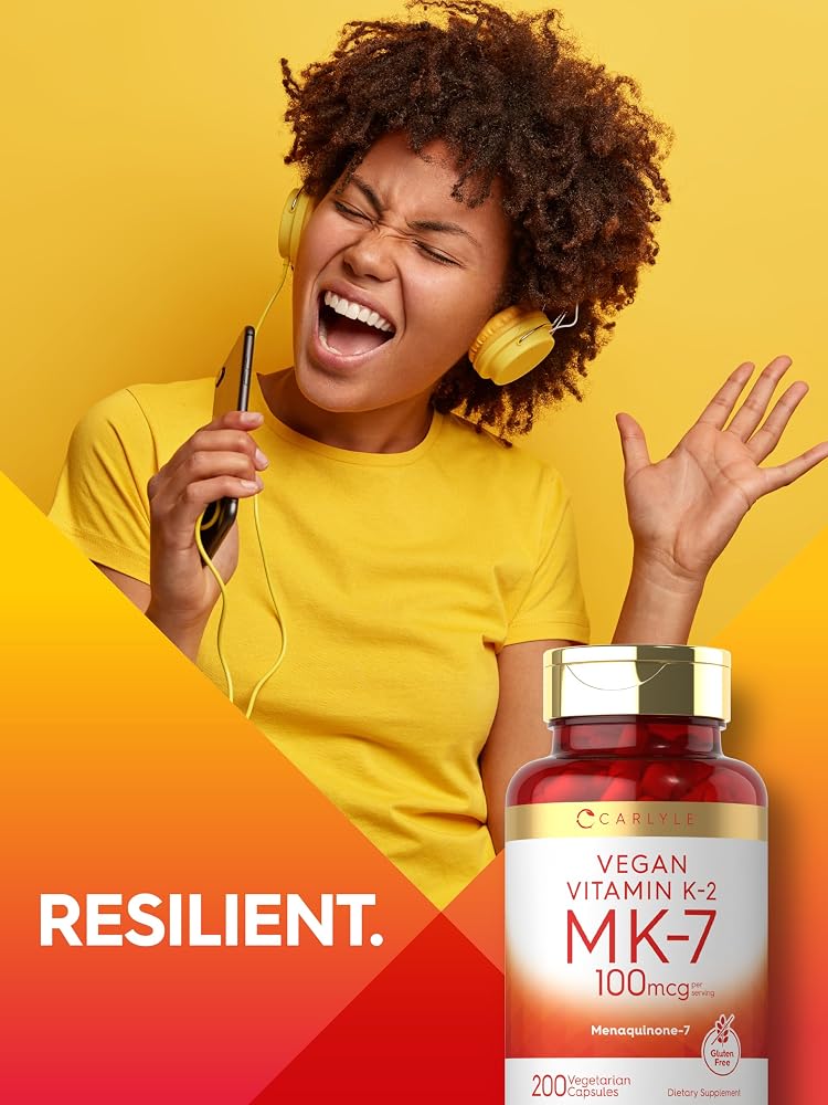 Carlyle MK-7 Vitamin K2 100 mcg - 200 Capsules - image 7