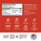 Zahler Energizer - Folate and B12 Supplement - Fast Dissolving Cherry