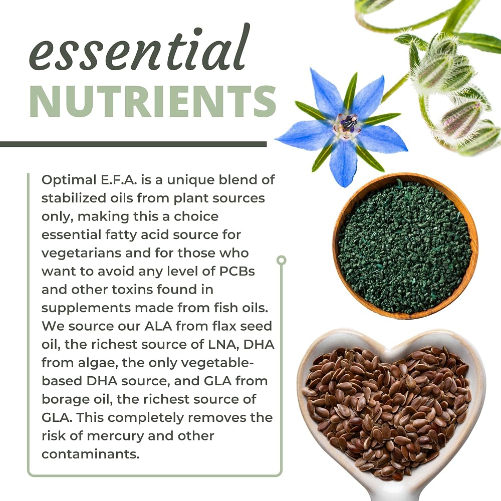 Optimal Health Systems EFA Plant-Based Essential Fatty Acids - 60 Capsules - image 5
