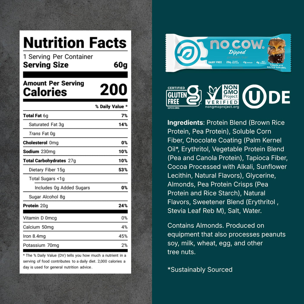 No Cow Vegan Protein Bars, Best Sellers, Upgraded