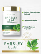 Carlyle Parsley Leaf Supplement - 300 Capsules - image 4