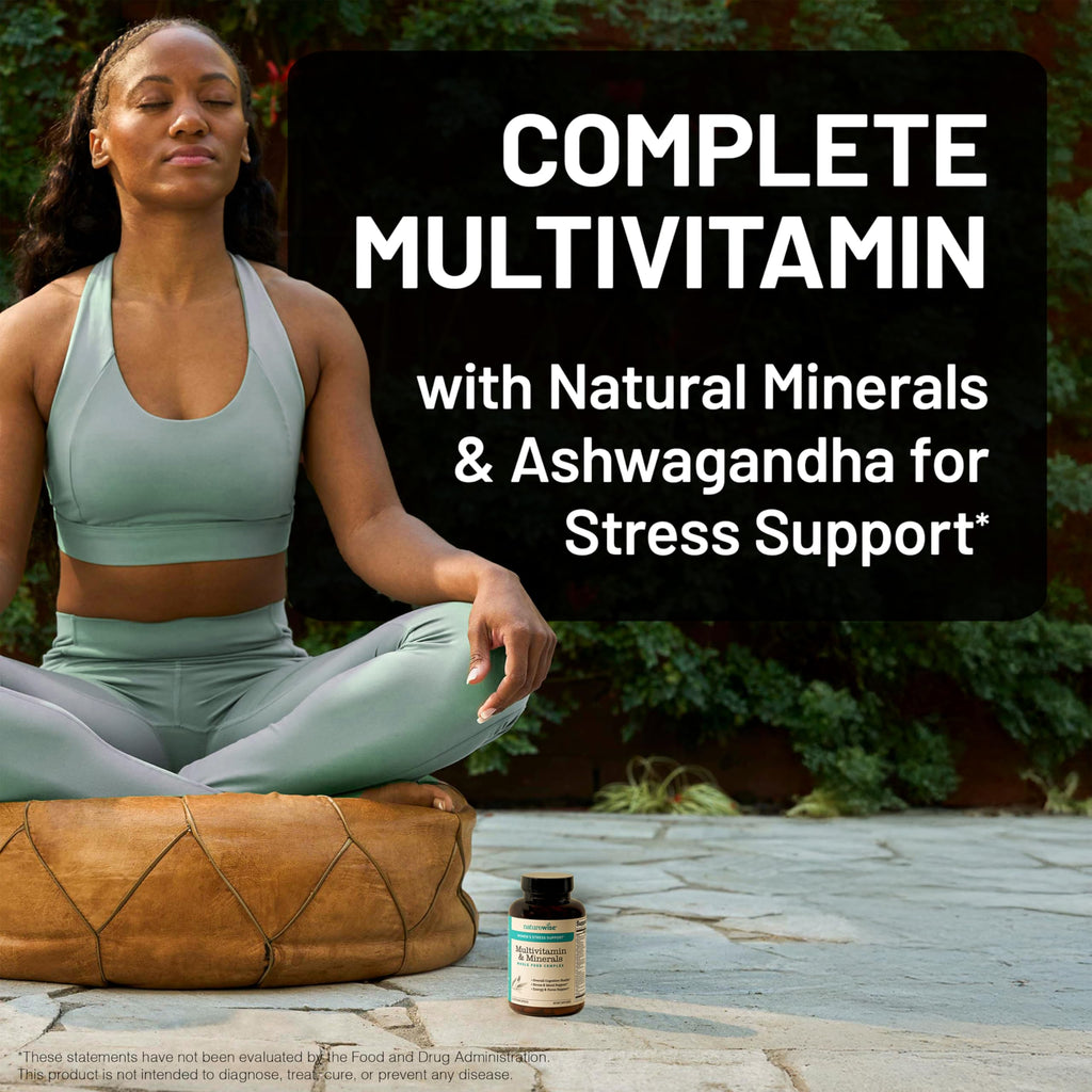 NatureWise Women's Multivitamin with Stress Support - 60 Capsules - image 2