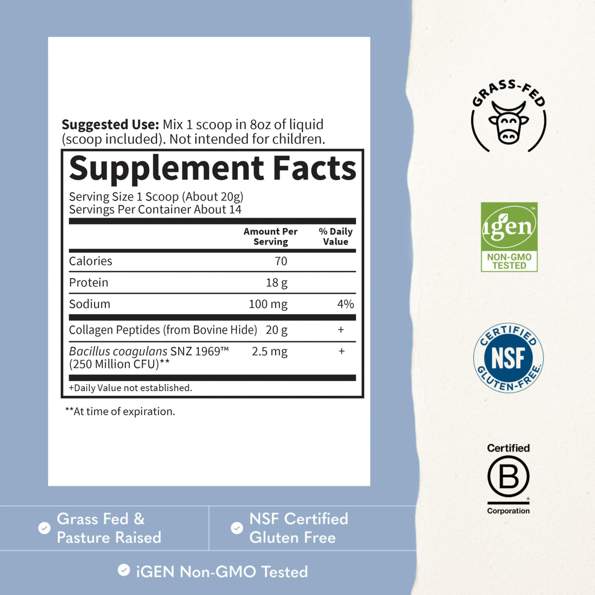 Garden of Life Collagen Peptides Powder